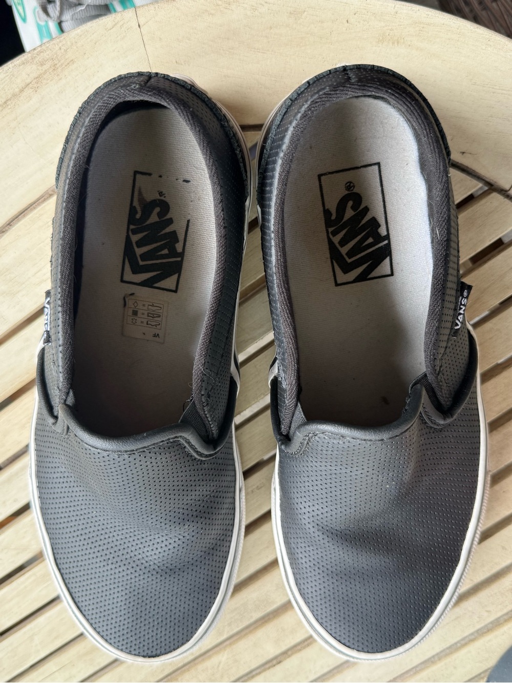 Vans Slip-On Sneakers in Black